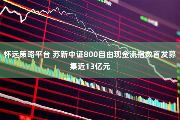 怀远策略平台 苏新中证800自由现金流指数首发募集近13亿元